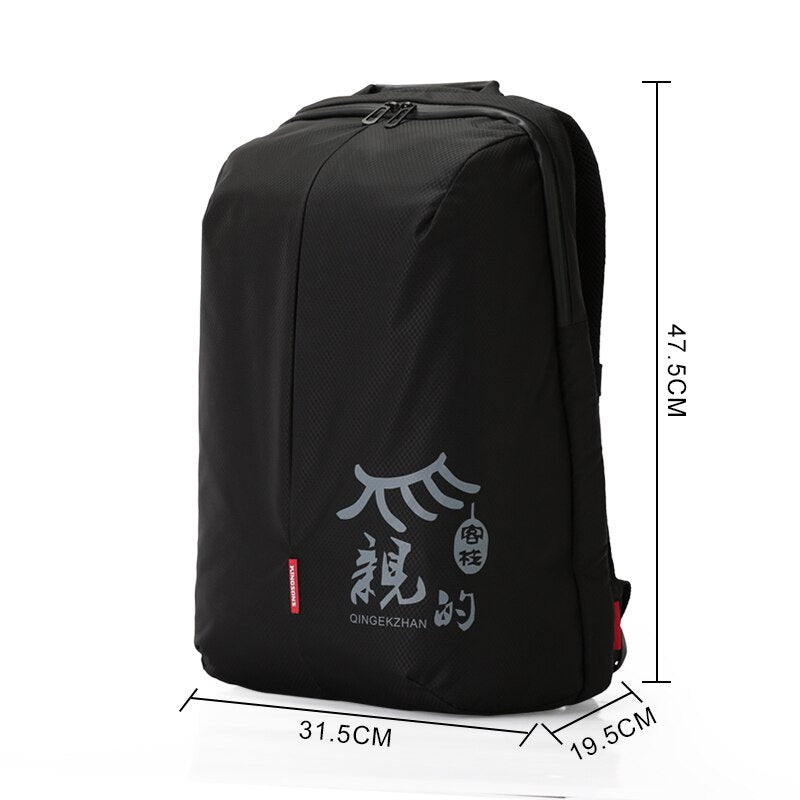 Kingsons Laptop Backpack 15.6 Inch High Quality Waterproof Polyester Bags Business Dayback Men and Women's - ebowsos