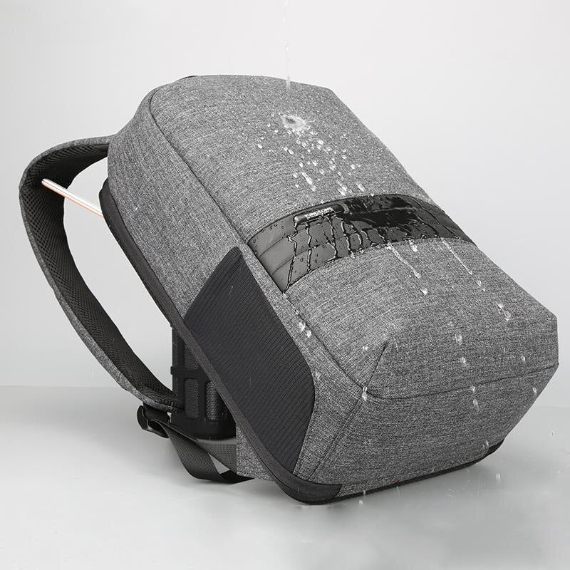 Kingsons Men Backpacks 15.6 inches Shoulder Bags in Men's Casual Daypack for Business Laptop Backpack USB Recharging Trav - ebowsos