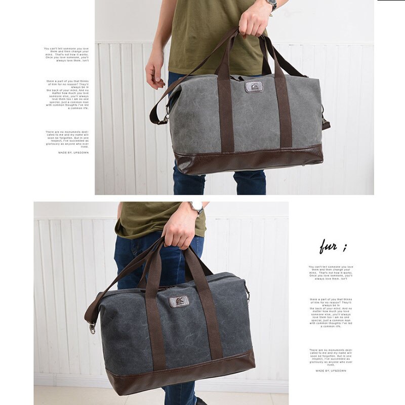 Kvky Vintage Bags Casual Messenger Bag Canvas Solid Unisex Large Capacity Tote Cross-Body Classic Handbag - ebowsos