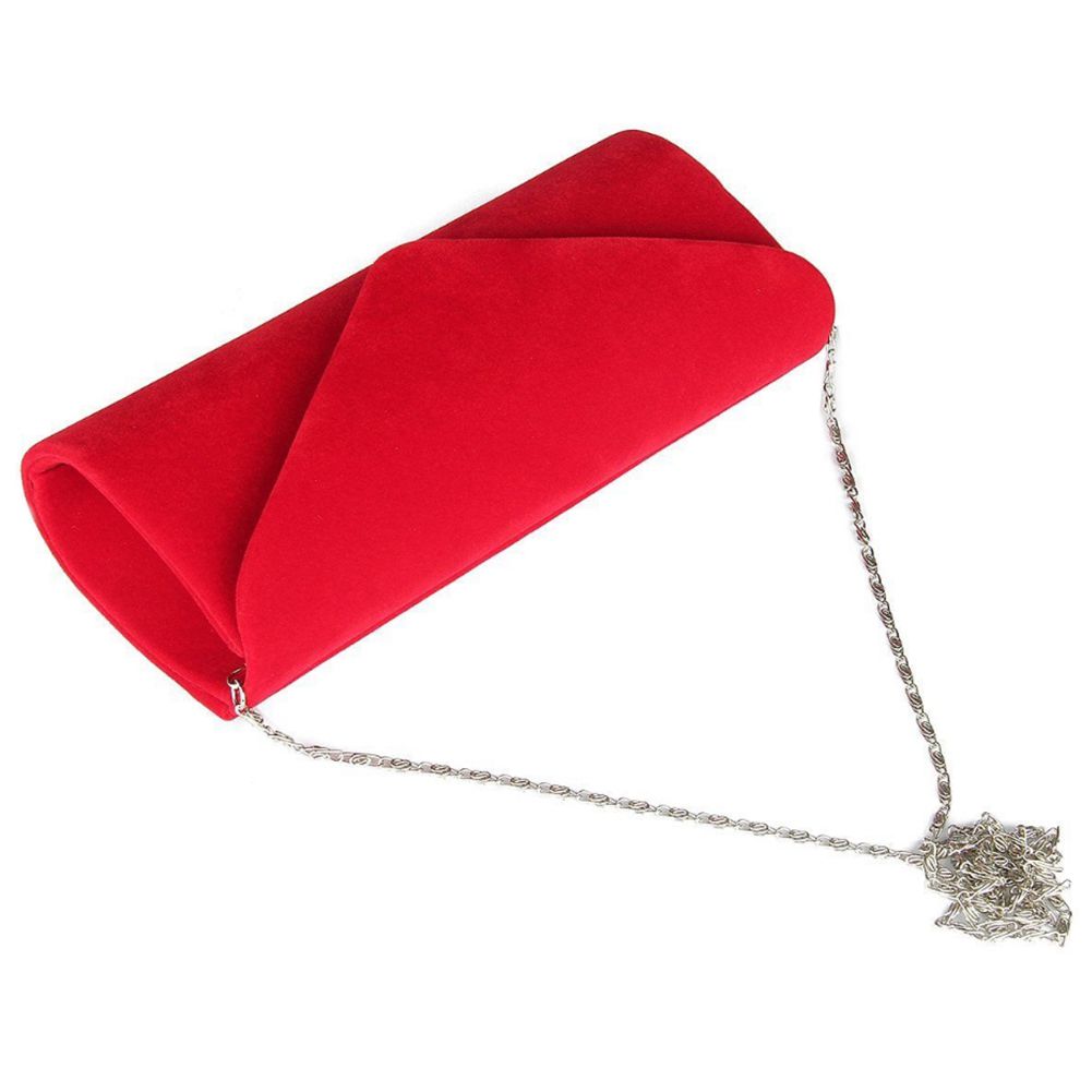 Ladies Evening Clutch Chain Bag Handbag Formal Chain Shoulder Tote Purse - ebowsos