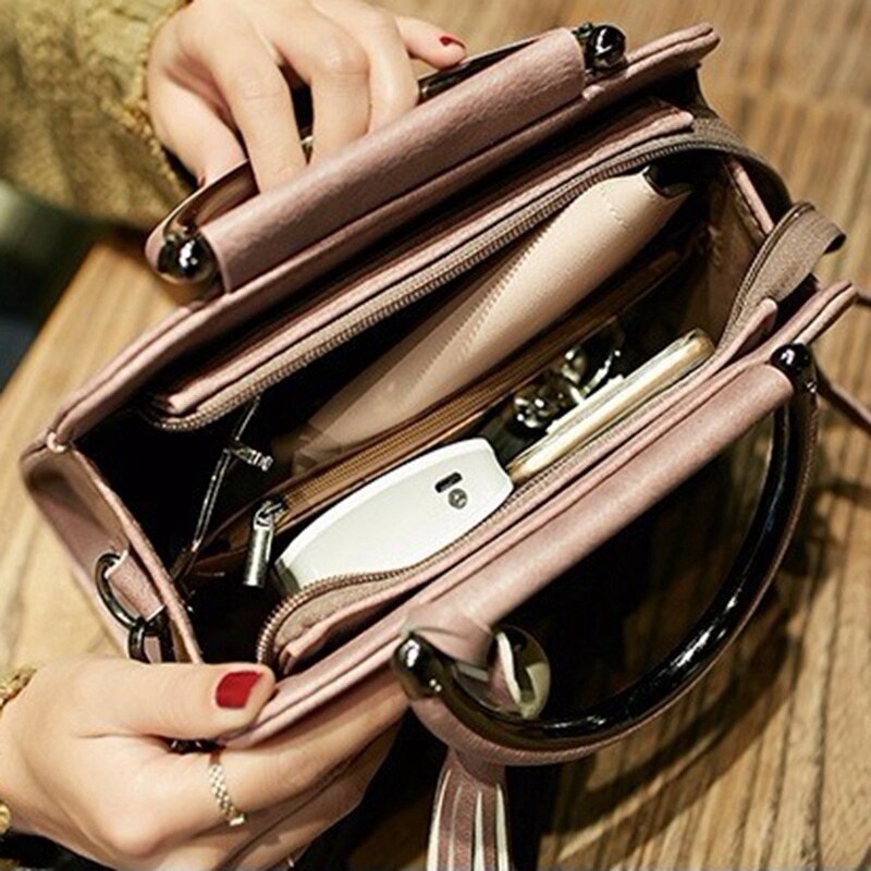 Ladies'Handbag Simple Fashion Flip Fashion Liusu Ladies' Slant Bag Korean Single Shoulder Bag - ebowsos