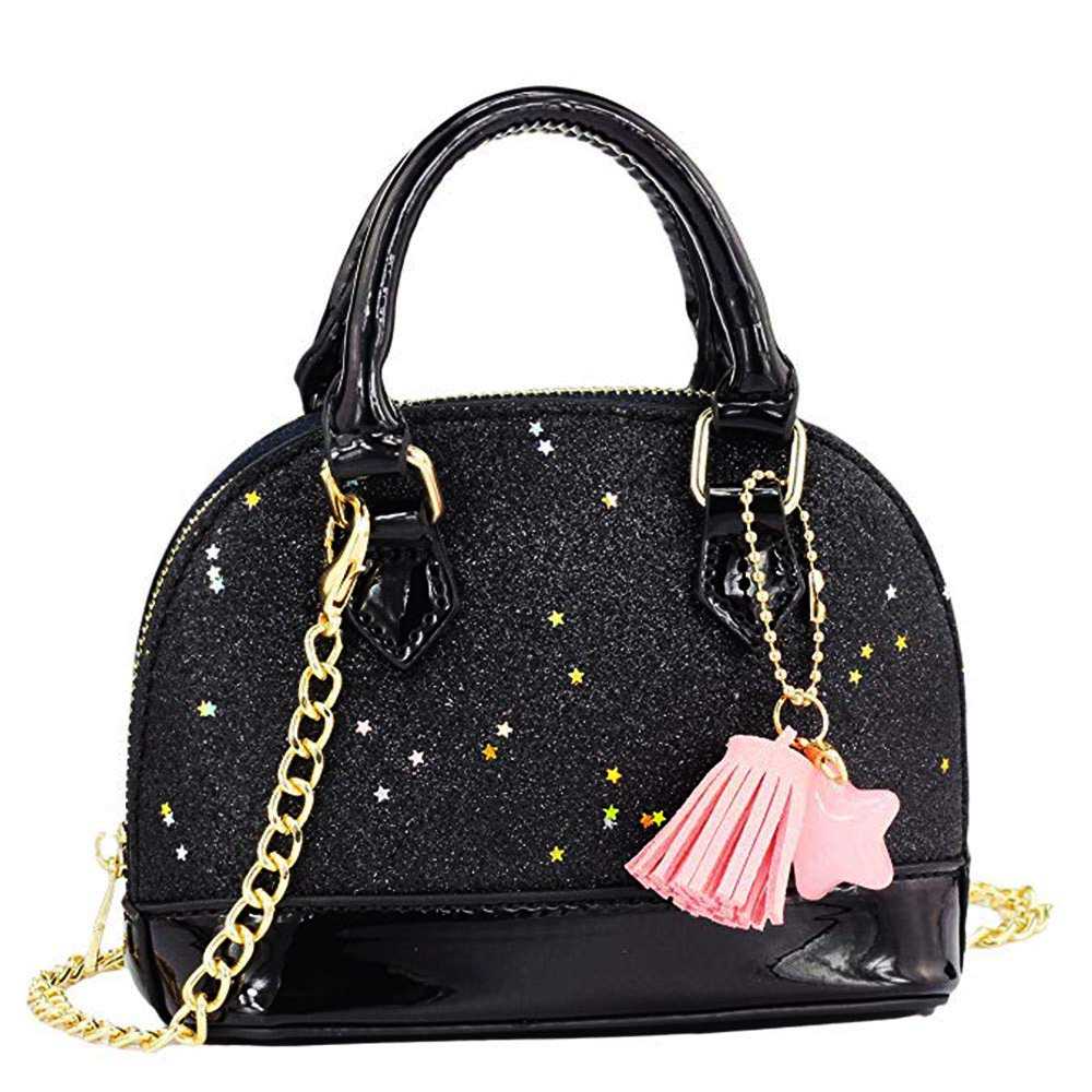 Little Girls' Sequins Handbags Princess Crossbody Bag Mini Satchel Gifts For Girls Toddler Kids - ebowsos