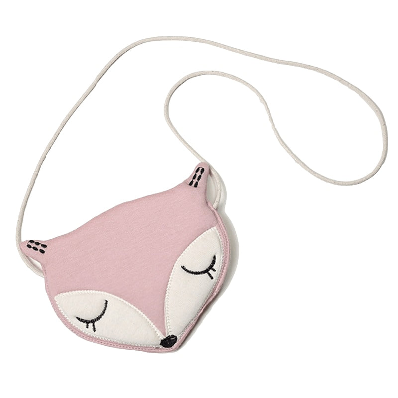 Lovely Children one shoulder bag coin purse cute fox girls messenger bag baby accessories an Perfect gift for Children's - ebowsos