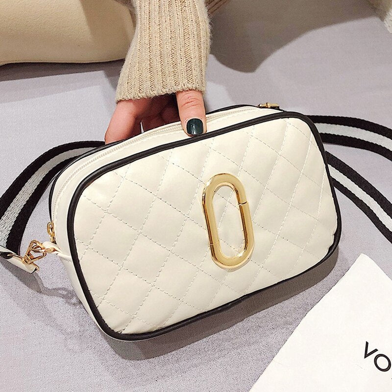 Luxury Clutch Strap Female Satchel Women Bag Small Square Bag Design Women'S Handbags Messenger Bag Shoulder Strap Bag - ebowsos