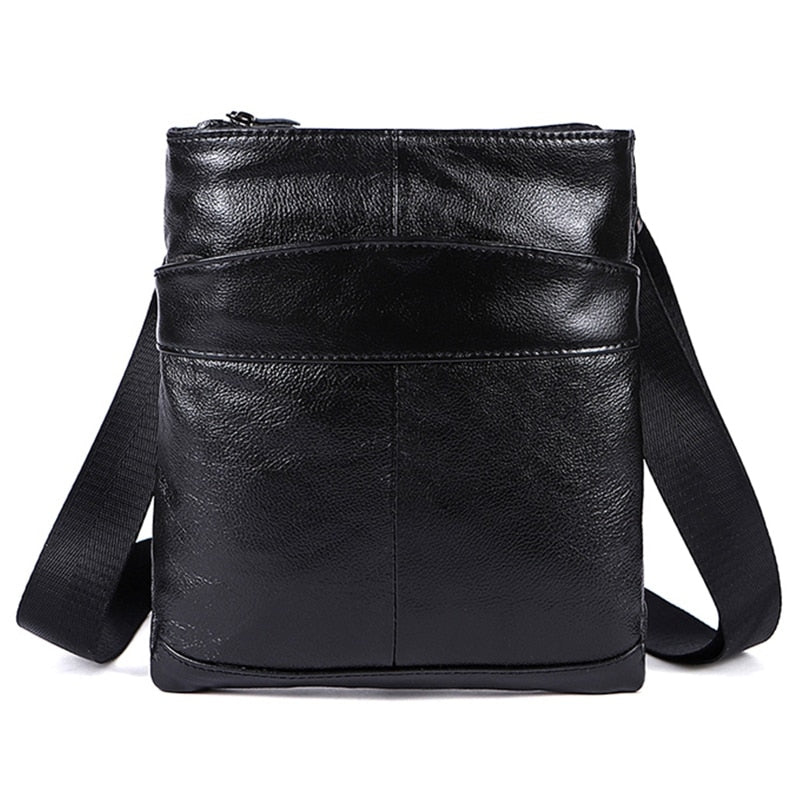 MVA Men's Bag Messenger Bag Men's Leather Shoulder Bag Men's Small Casual Messenger Bag for Ipad 703. - ebowsos