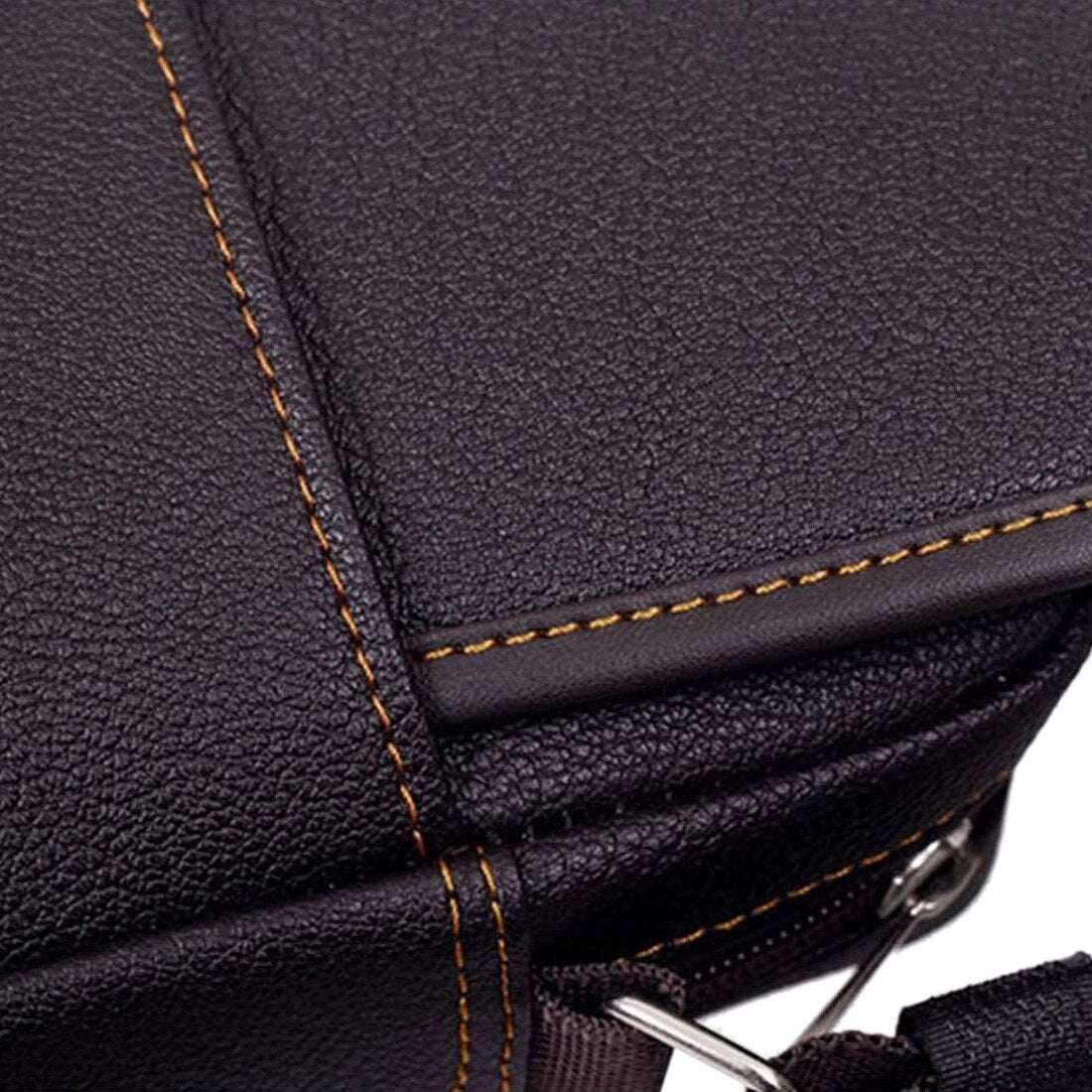 Men Synthetic Leather Bag Handbag Shoulder Bag Shoulder Bag Briefcase Messenger - ebowsos