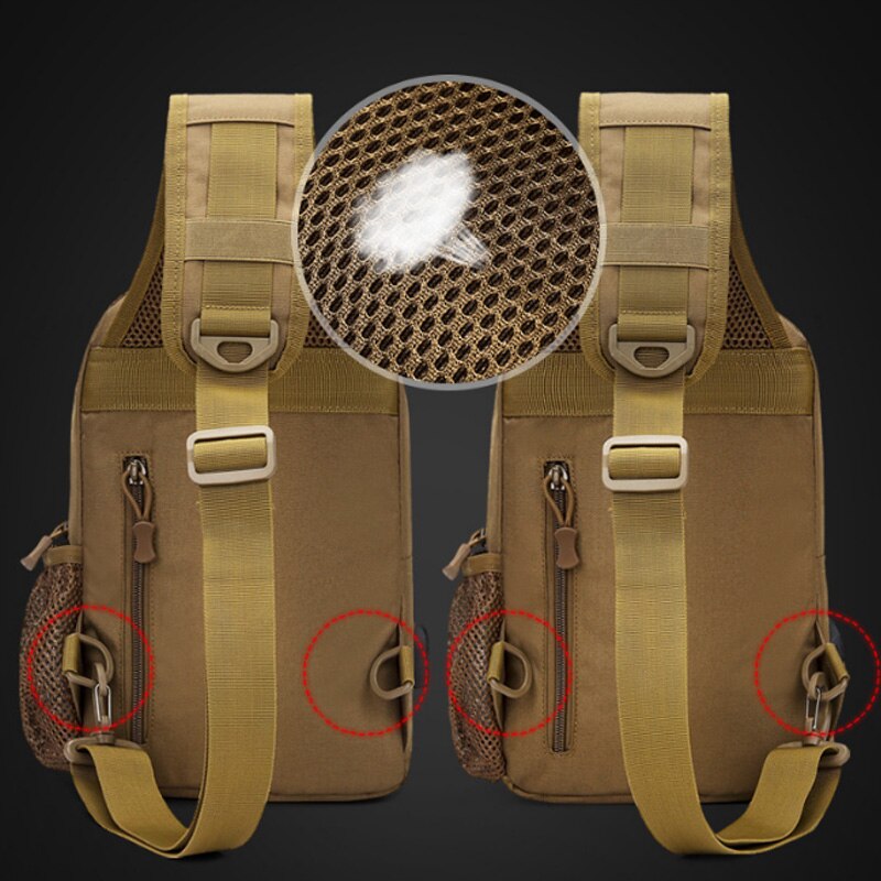 Men Women Chest Bag Bags Crossbody For Men 600D Nylon Belt Travel Bag Male Shoulder Bag - ebowsos