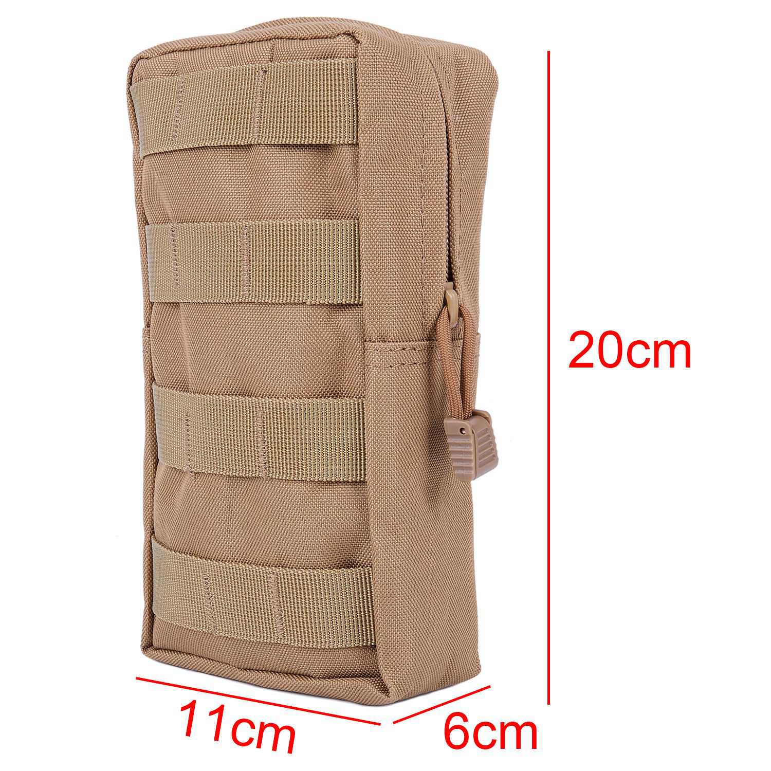 Molle Pouches - Compact Water-resistant Multi-purpose EDC Utility Gadget Gear Hanging Waist Bag Pouch - ebowsos