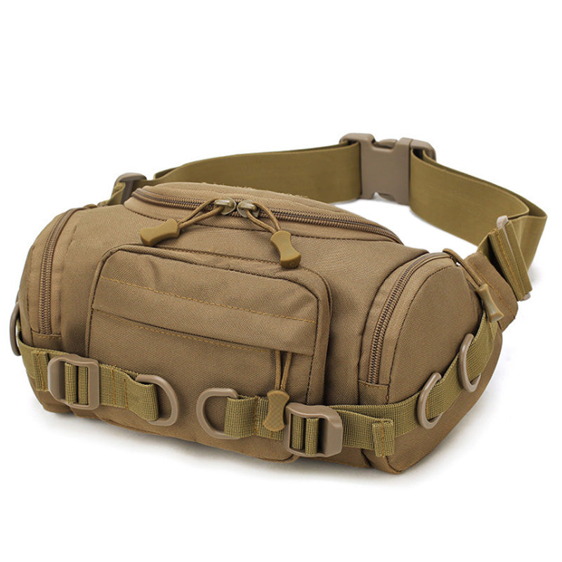 Multi-Function Waist Pack Wear-Resistant Canvas Bag Men Chest Bags - ebowsos