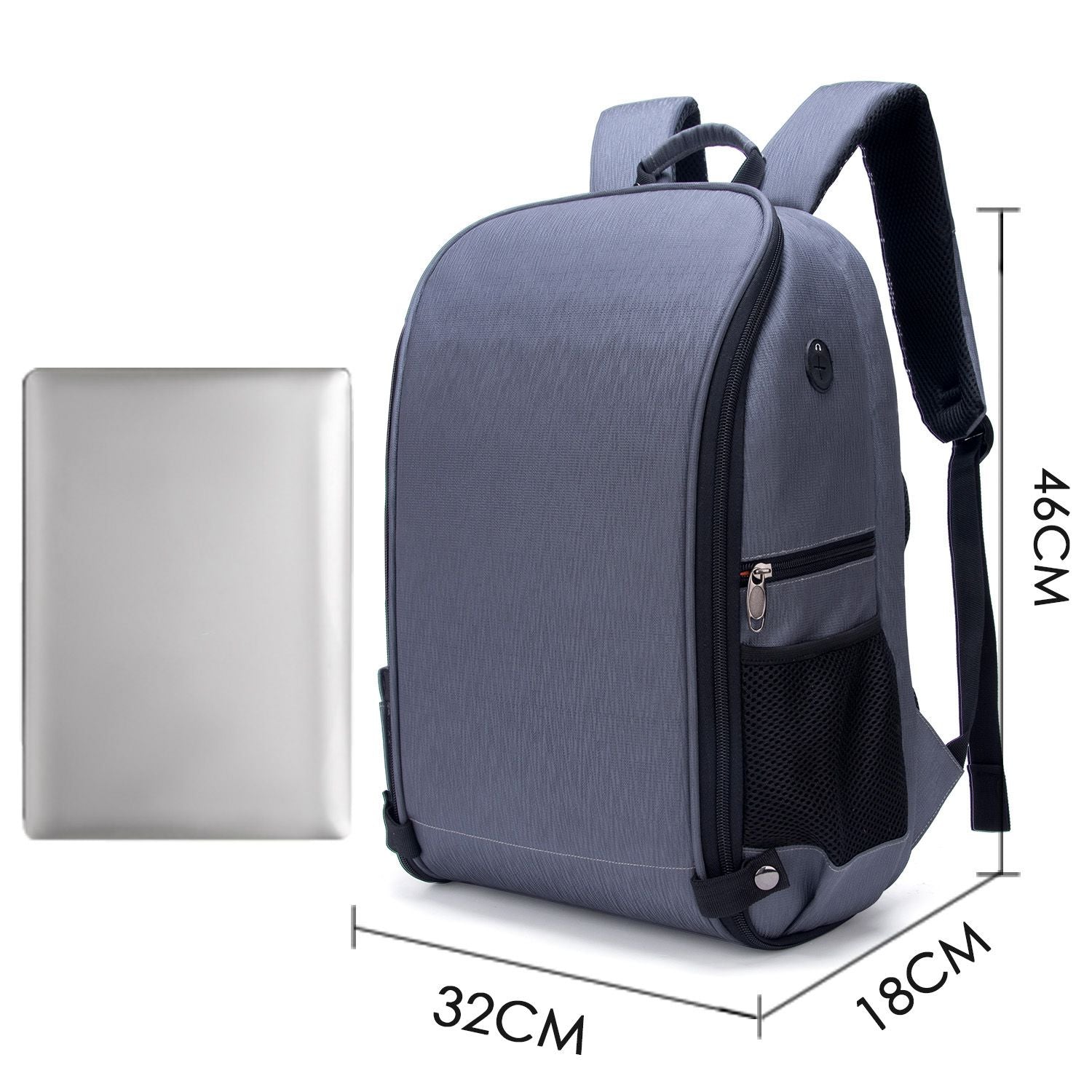 Multi-functional Camera Bag Waterproof Shockproof Partition Protection Backpack for SLR/DSLR/Mirrorless Camera Lens Batte - ebowsos