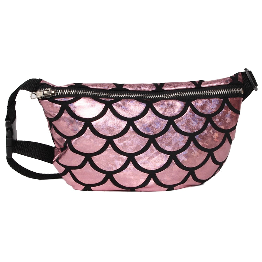 Multifunction Mermaid Printed Handbag Evening Party Clutch Bag Wallet Purse Shoulder Pocket - ebowsos