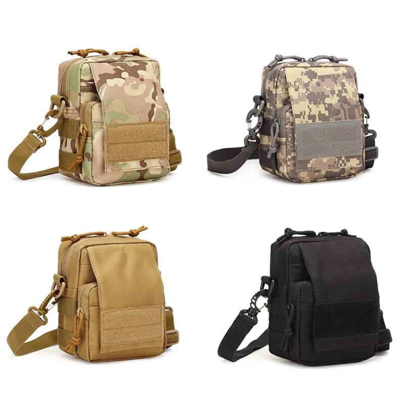 Multifunctional Camouflage Belt Bag Handbag Mobile Phone Bag Outdoor Sports Running Climbing Pockets Waist Pack Bag - ebowsos