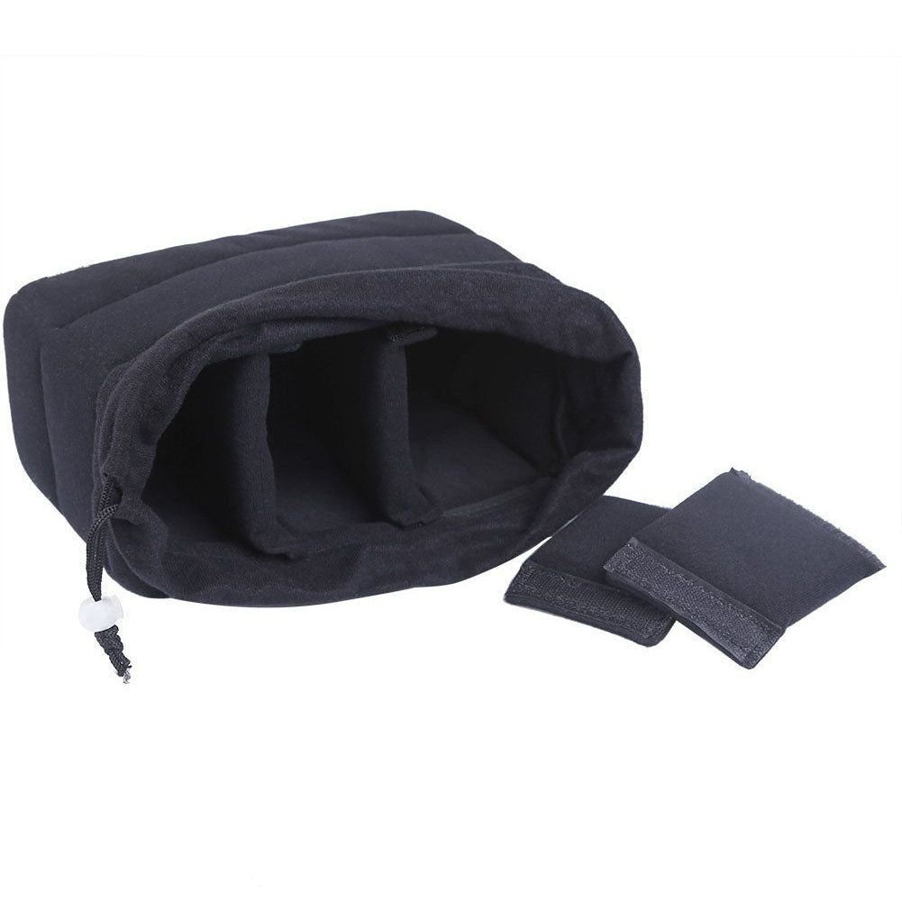 NEW Shockproof DSLR SLR Camera Bag Partition Padded Camera Insert, Make Your Own Camera Bag (Black) - ebowsos