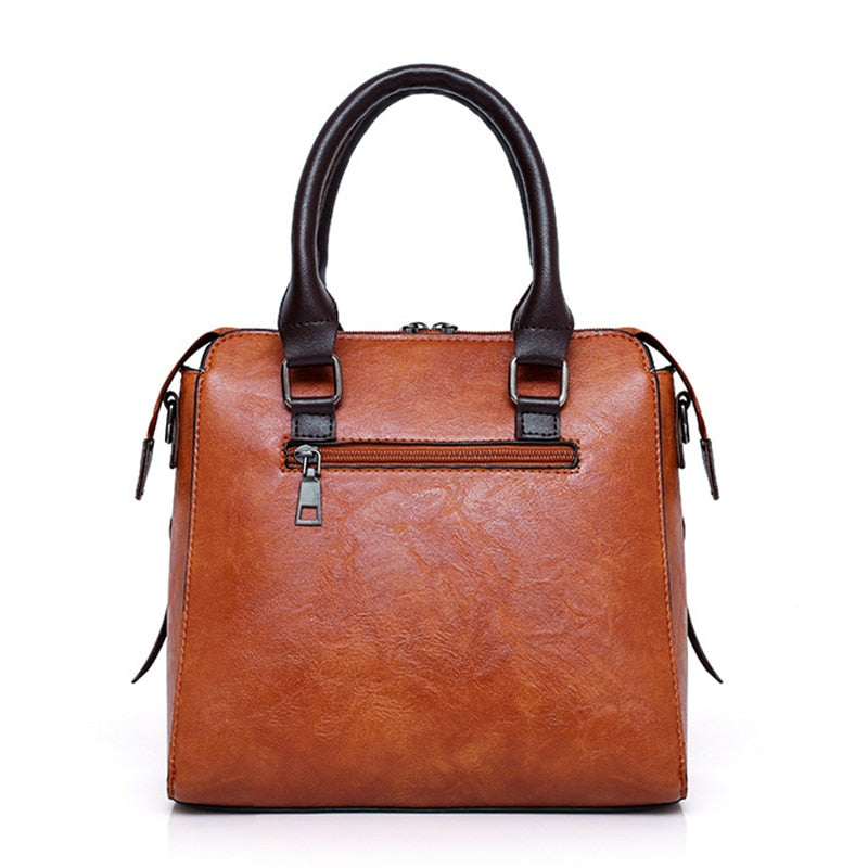 New 4Pcs/Set Women Composite Bags Ladies Handbags Female Pu Leather Shoulder Messenger Bags Tote Bag - ebowsos