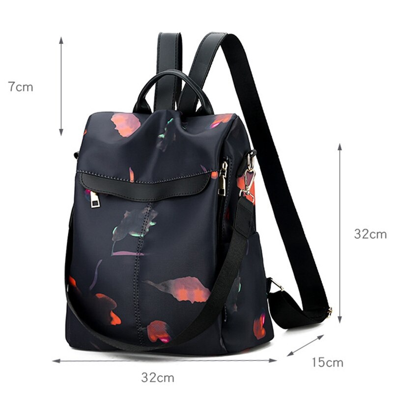 New Backpack Women Oxford Multifunction Backpack Casual Anti Theft Backpack For Teenage Girls School Bag Backpack - ebowsos