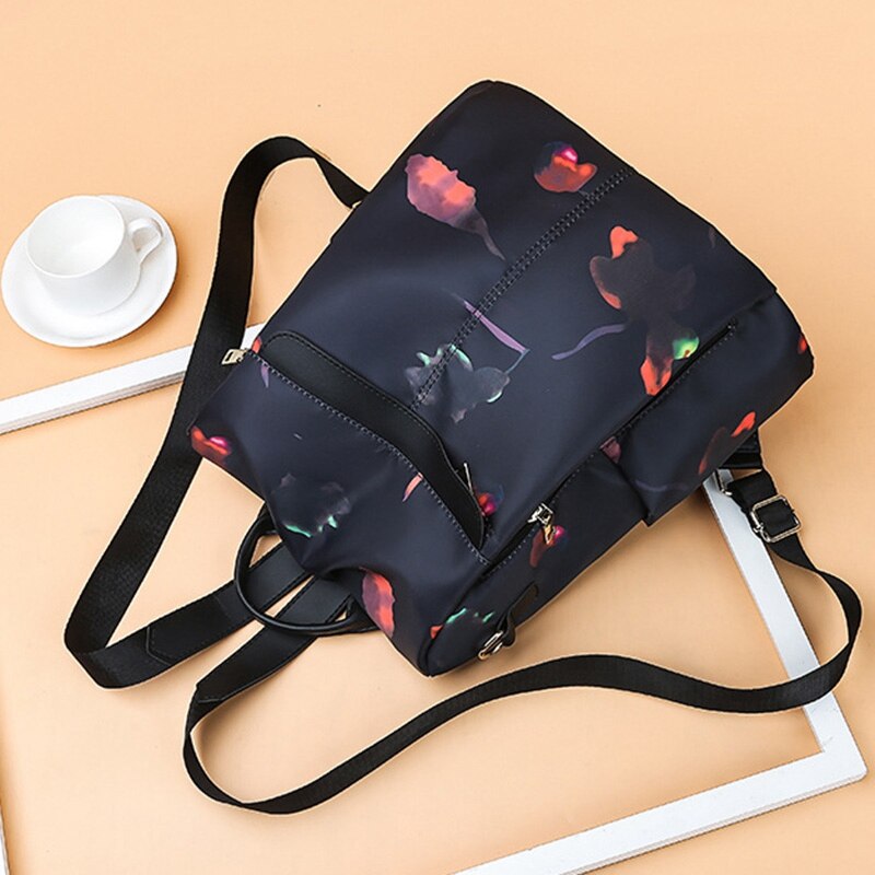 New Backpack Women Oxford Multifunction Backpack Casual Anti Theft Backpack For Teenage Girls School Bag Backpack - ebowsos