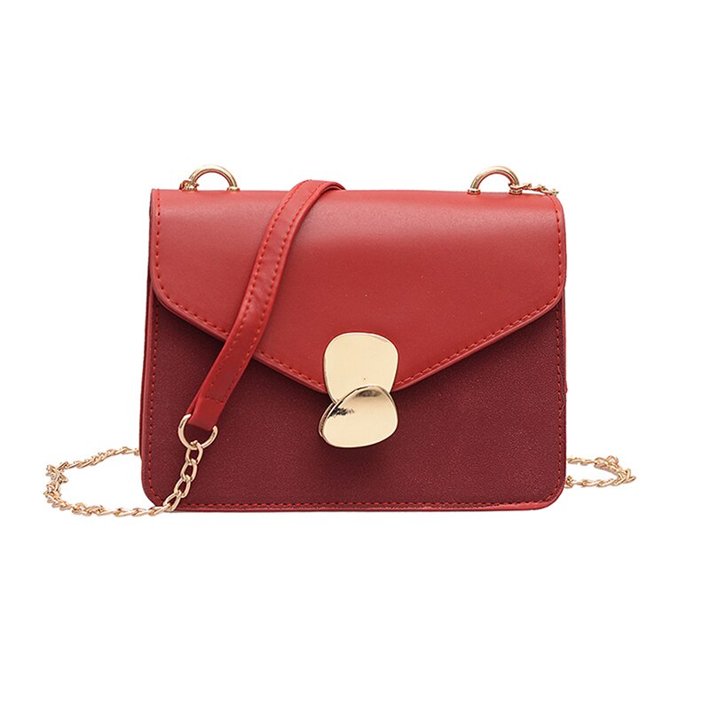 New Fashion Ladies Messenger Bag Cute Wild Chain Sling Shoulder Single Square Bag Ladies Handbag - ebowsos