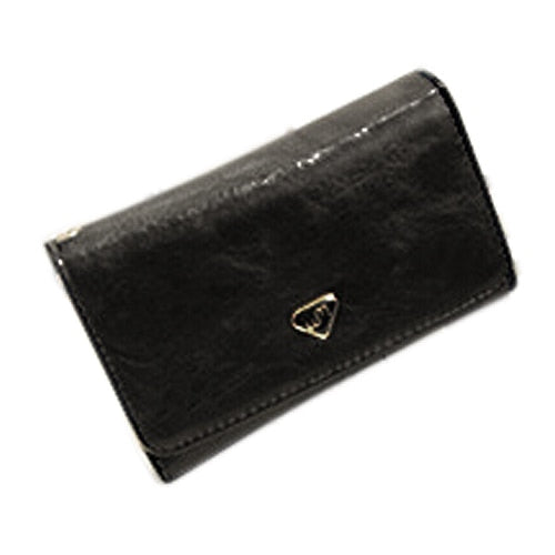 New Fashion Leather Women Wallet Travel Credit Card Package ID  Bag-black - ebowsos