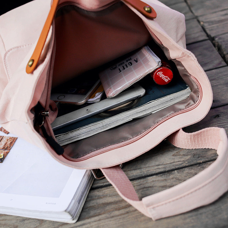 New Multifunctional Backpack Canvas Backpacks Women'S School Bag For Travel Bagpack School Backpack For Girls - ebowsos