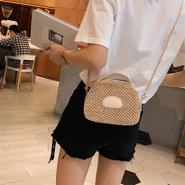 New Straw Shoulder Bags Women Small Bags Female Casual Beach Bag 2019 Crossbody Bags For Women Summer Tote - ebowsos