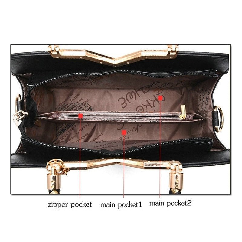 New Summer Female Bag For Ladies Phone Pocket Zipper Women Handbags Flap Famous Leather Women Shoulder Crossbody Bags - ebowsos