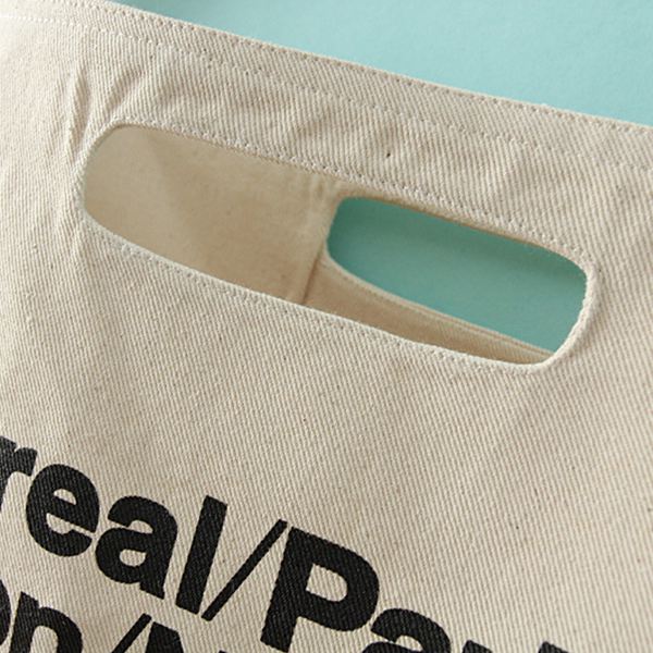New Trend American Canvas Shoulder Bags Messenger Shopping Bag Handbag (White) - ebowsos