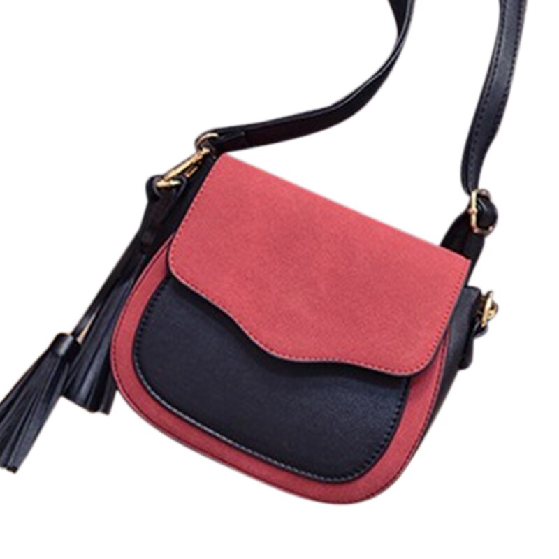 New Trend Women Handbags Retro Simple Flap Fashion Shoulder Bag Tassel Ornaments Women Messenger Bag Crossbody Bag Tote - ebowsos