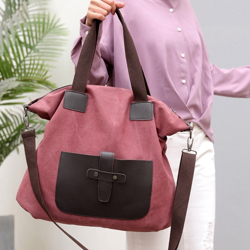 New Women Bag Canvas Handbags Messenger Bags For Women Handbag Shoulder Bags Designer Handbags - ebowsos