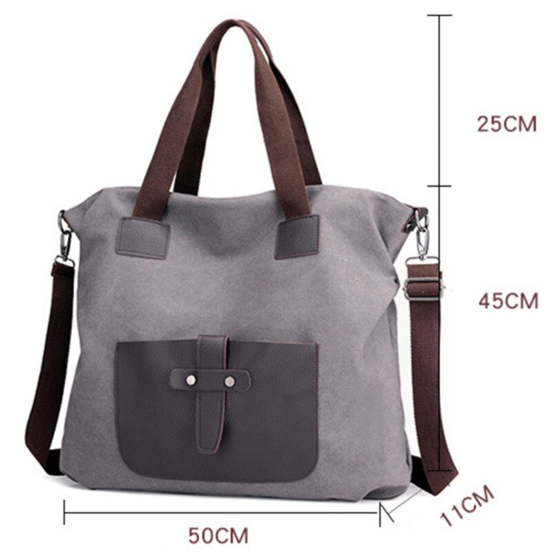 New Women Bag Canvas Handbags Messenger Bags For Women Handbag Shoulder Bags Designer Handbags - ebowsos