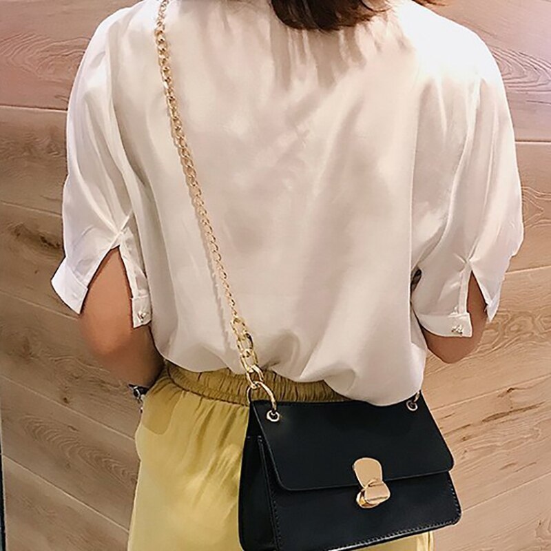 Ocean Chain Bag Fashion High-End Female Shoulder Bag Wild Messenger Bag - ebowsos