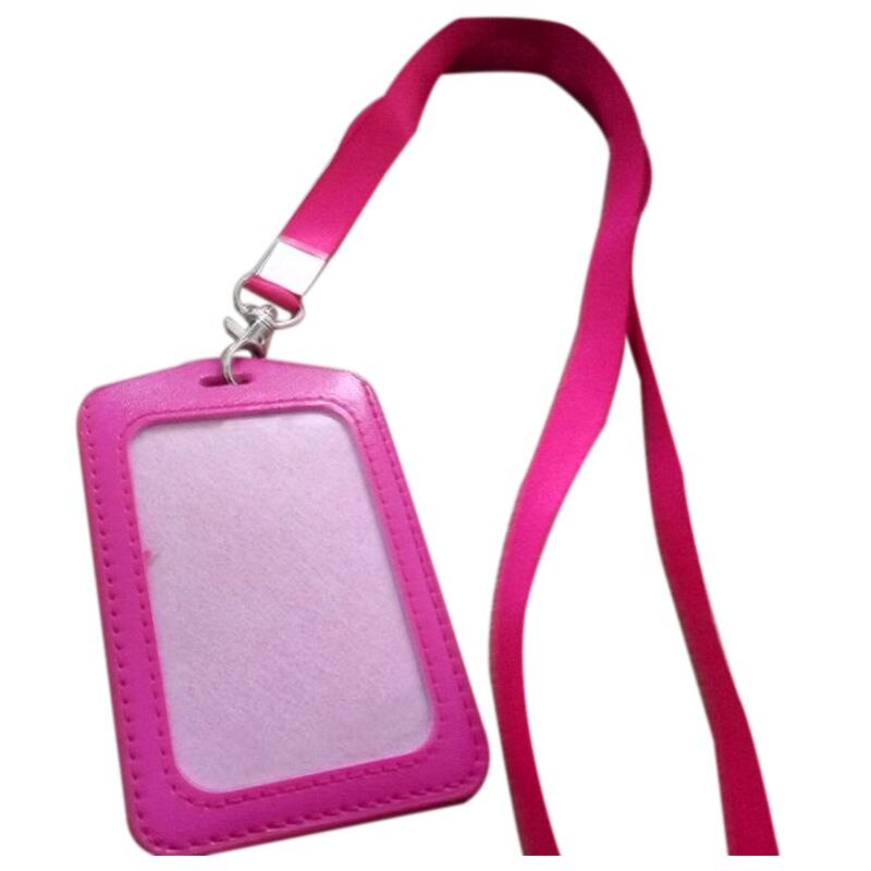 Office Cordon Nylon Vertical Identifier Bag Pink - ebowsos