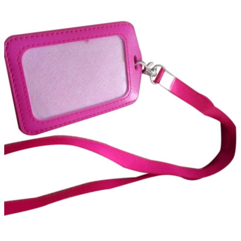 Office Cordon Nylon Vertical Identifier Bag Pink - ebowsos