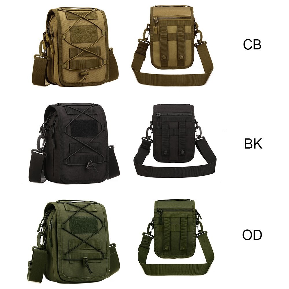 PROTECTOR PLUS Bag Messenger Bag Molle Pouch Single Shoulder Nylon Outdoor Sport Fishing Camping Crossbody - ebowsos