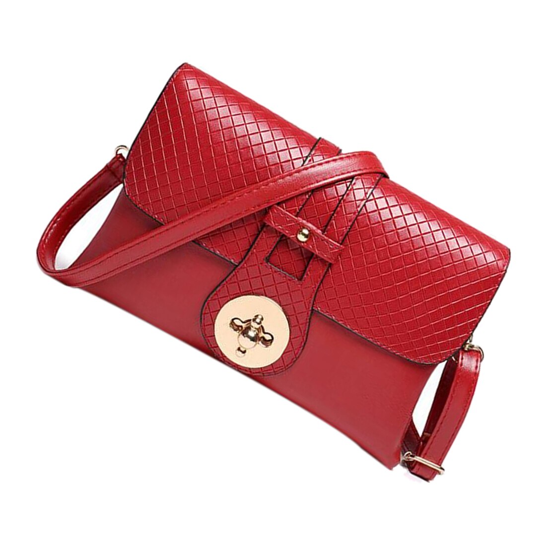 PU Material Crocodile Women Messenger Bags Ladies Crossbody Bags For Women Casual Bag Purse Clutch - ebowsos