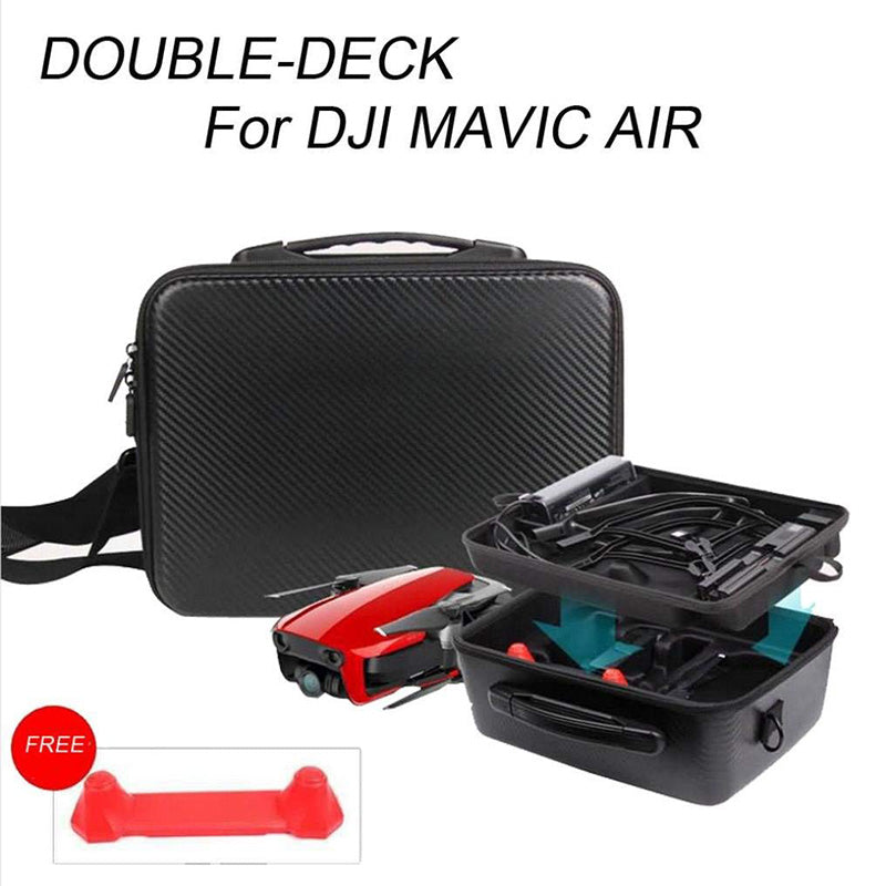 Portable double-layer portable storage bag waterproof travel carrying case for DJI MAVIC Air Durable - ebowsos