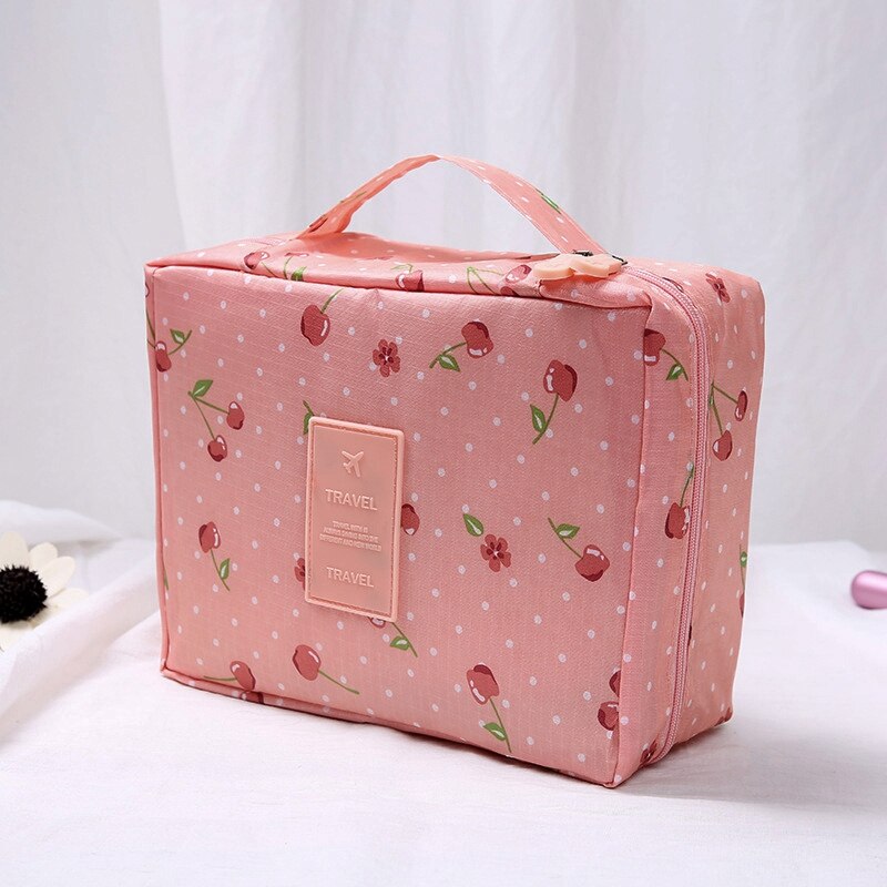 Professional Large Makeup Bag Cosmetic Case Storage Handle Organizer Travel Kit Portable Cosmetic Storage Bag - ebowsos