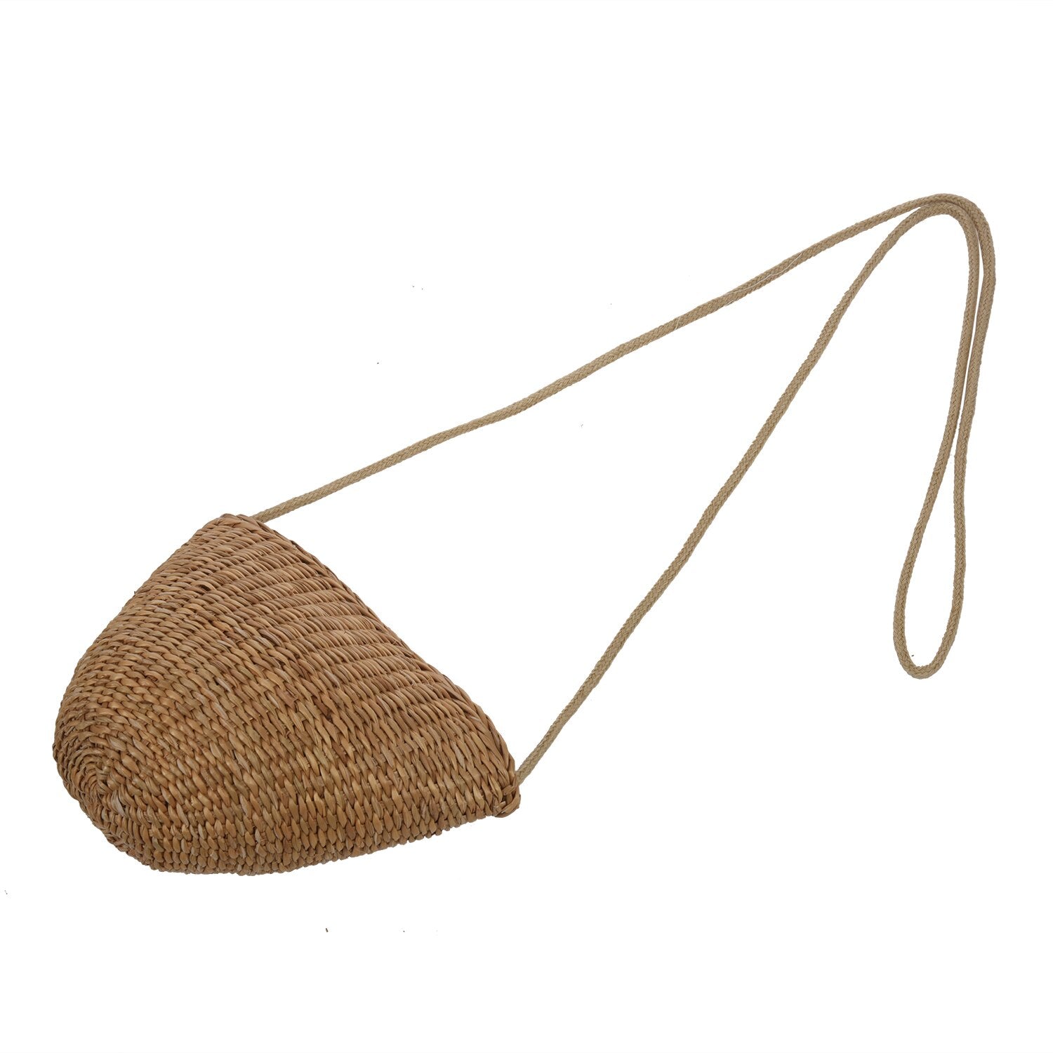 Rattan grass small ladies can be fitted with mobile phone keys purse cute grass women bag bolso - ebowsos