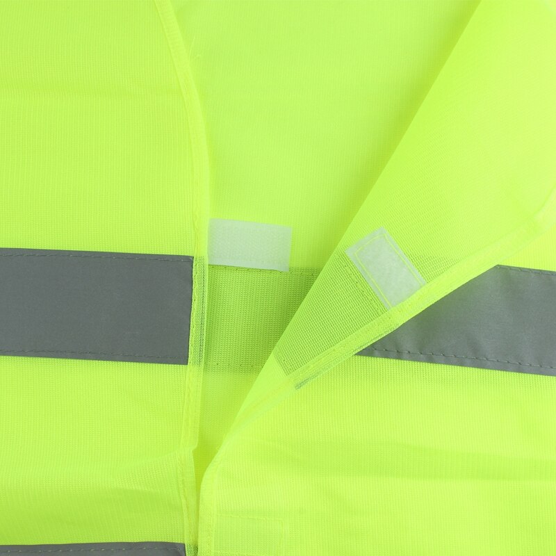 Reflective Fluorescent Vest Green Vest Outdoor Safet Y Clothing Running Ventilate Safe High Visibility Xxl - ebowsos