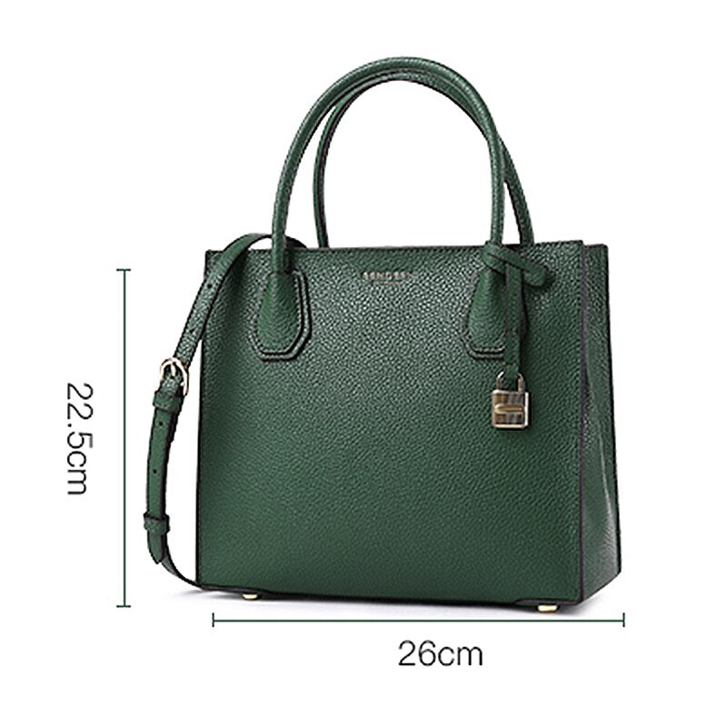 SENDEFN Fashion Quality Split Leather Women Shoulder Bags Casual Female Crossbody Bag Brand Ladies Messenger Bags For Par - ebowsos