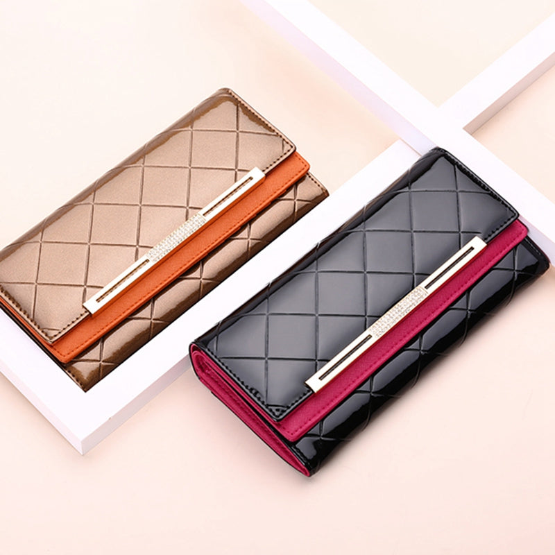 SENDEFN Luxury Brand Wallet Female PU Lady Clutch Long Women Purse Wallet Money Bag Coin Purse Paty 8039-6 - ebowsos