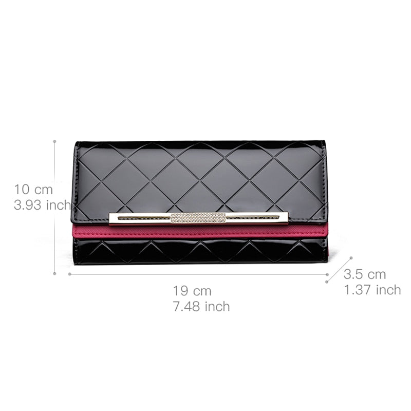 SENDEFN Luxury Brand Wallet Female PU Lady Clutch Long Women Purse Wallet Money Bag Coin Purse Paty 8039-6 - ebowsos