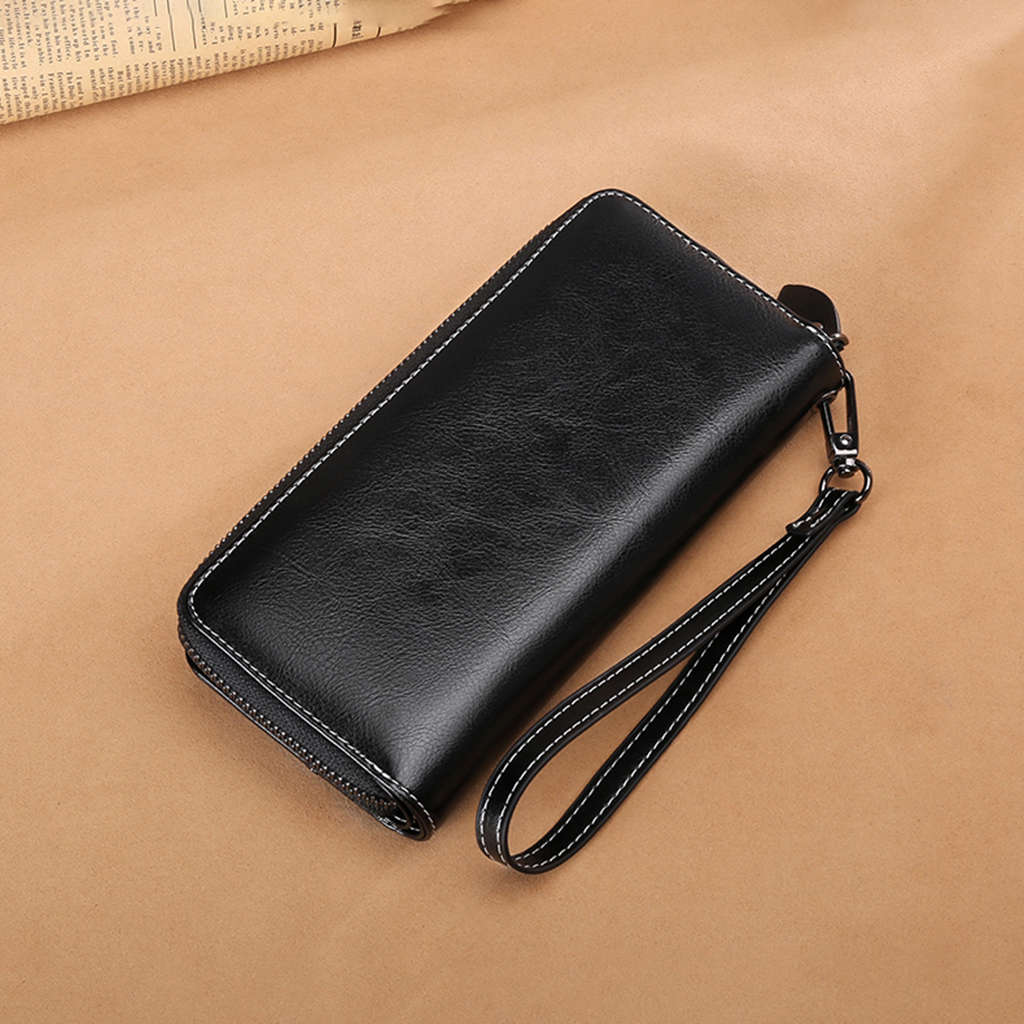 Sendefn Hollow Out Wallet Women Leather Coin Purse Female Long Design Women'S Wallet Zipper With Strap 5197-6 - ebowsos