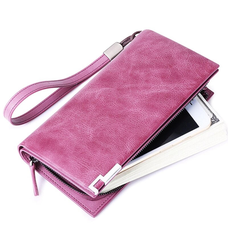 Sendefn Large Capacity Women Wallets Long Lady Purse Female Card Holder Phone Coin Pocket Wallet Women 5111-6 - ebowsos