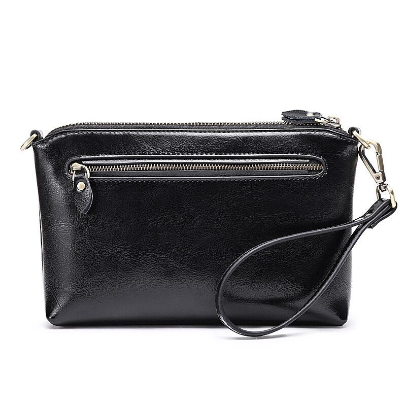 Sendefn Leather Shoulder Bags For Women  New Handbags Vintage Lady Crossbody Bag Casual Message Bags Wallet Clutch - ebowsos