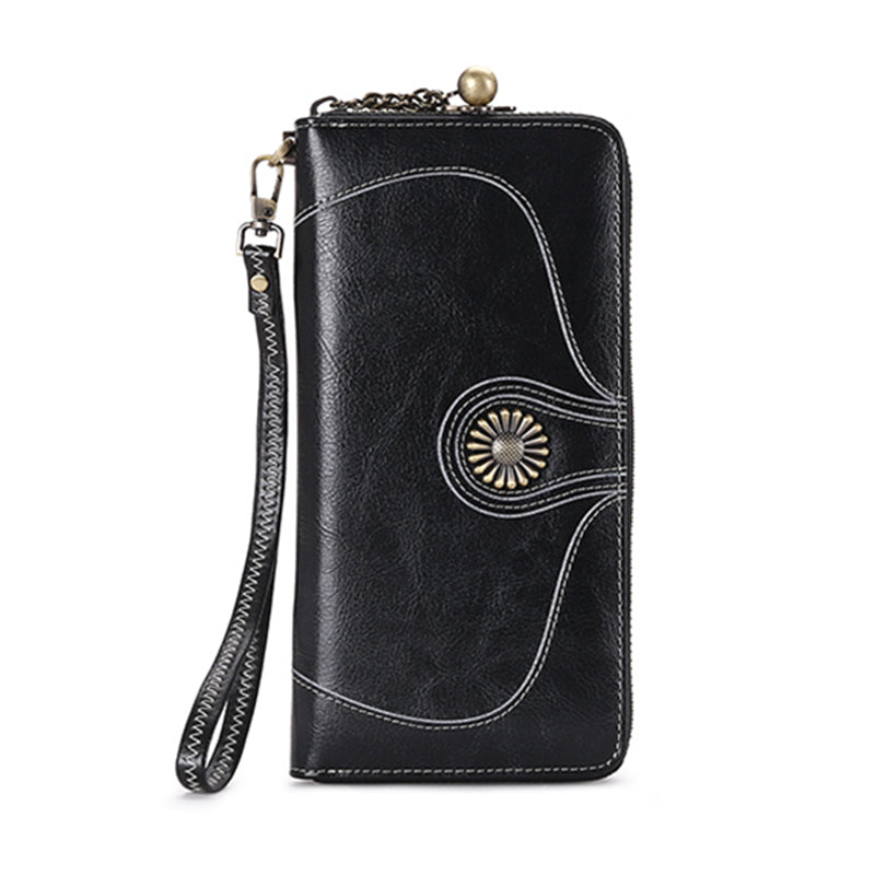 Sendefn Quality Women'S Purse New Purse Long Zipper Women Purse Women Wallets Brand Money Bag Can Hold 5.5 Inch Phone - ebowsos