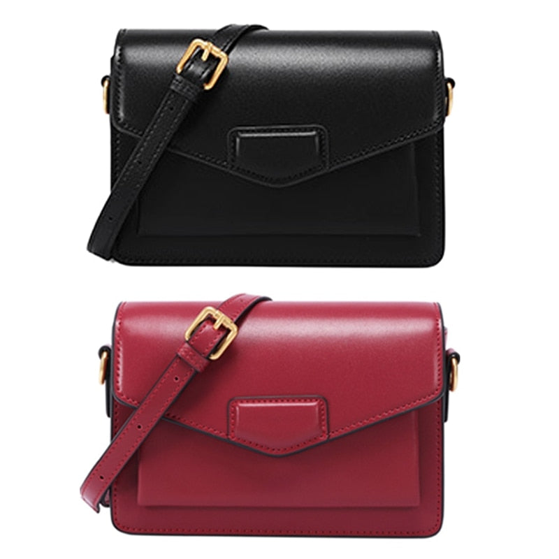 Sendefn Women'S Zipper Buckle Shoulder Bag Beautiful Trend Diagonal Small Square Bag Leather - ebowsos