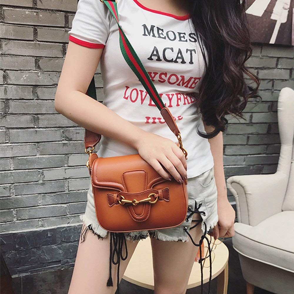 Shoulder Bag For Women Fashion Retro Crossbody Handbag Saddle Bag - ebowsos