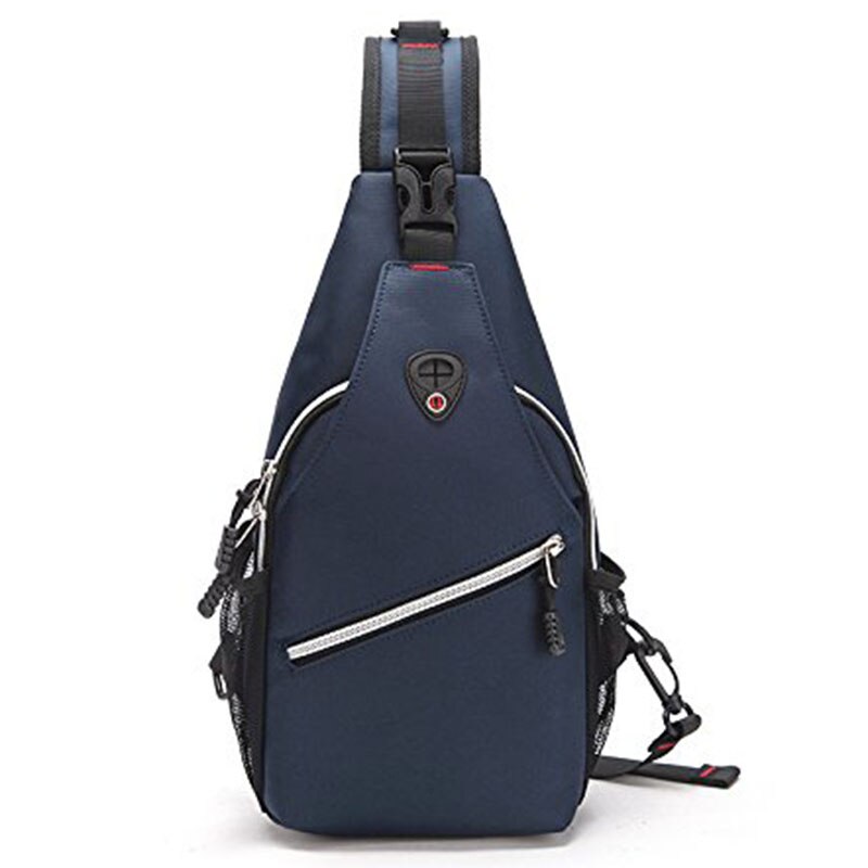 Sling Shoulder Bag for Men Women,Oxford cloth + nylon Sling Chest bag Crossbody Bag for Travel Outdoor Cycling - ebowsos