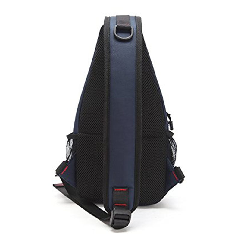 Sling Shoulder Bag for Men Women,Oxford cloth + nylon Sling Chest bag Crossbody Bag for Travel Outdoor Cycling - ebowsos