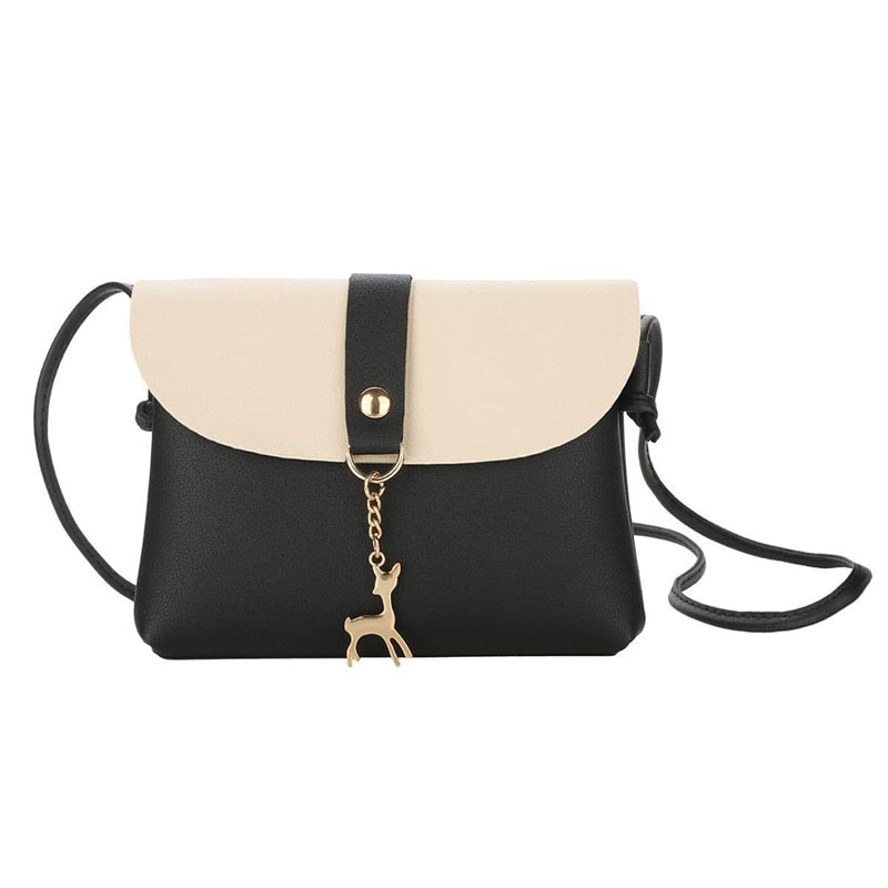 Small Crossbody Purse For Women With Pendant,Pu Leather Crossbody Bag With Strap Cell Phone Bag For Girl - ebowsos